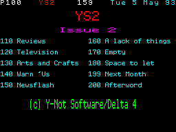 Running screen
