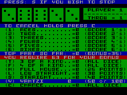 Running screen