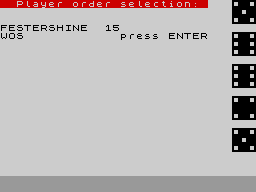 Running screen