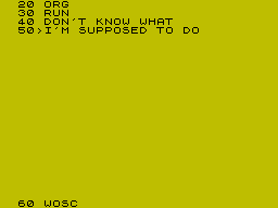 Running screen