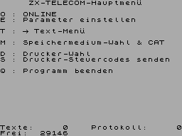 Running screen