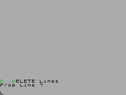 Running screen