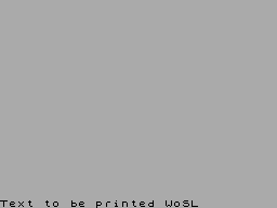 Running screen
