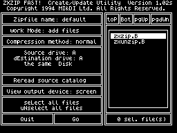 Running screen