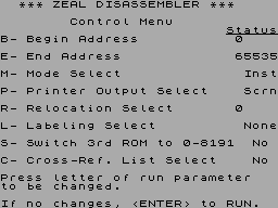 Running screen