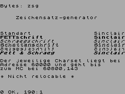 Running screen