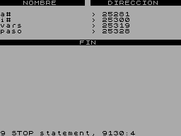 Running screen