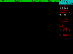 Running screen