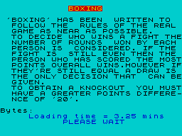 Loading screen