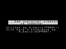 Loading screen