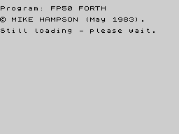 Loading screen