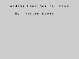 Loading screen