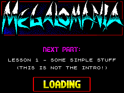 Loading screen