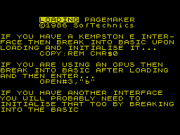 Loading screen