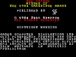 Loading screen