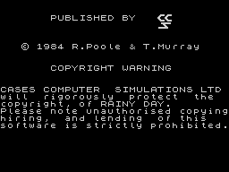 Loading screen