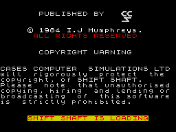 Loading screen
