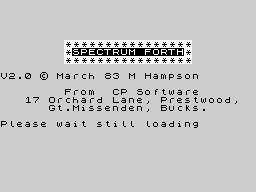 Loading screen