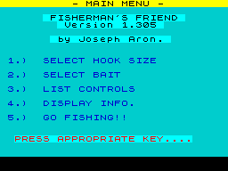 Opening screen