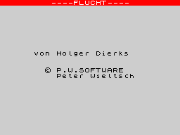 Opening screen