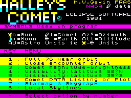 Opening screen