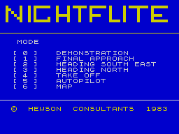 Opening screen