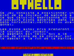 Opening screen