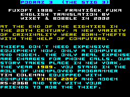 Opening screen