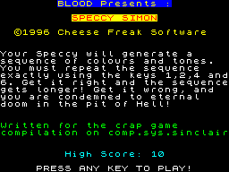 Opening screen