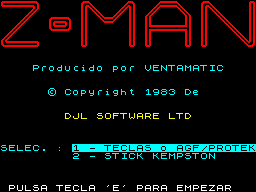 Opening screen