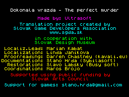 Opening screen