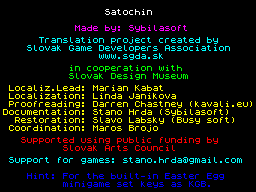 Opening screen