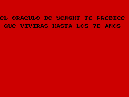 Opening screen
