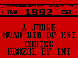 Opening screen