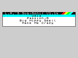 Opening screen