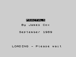 Opening screen