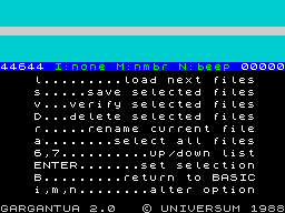 Running screen