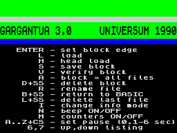 Running screen