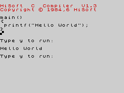 Running screen
