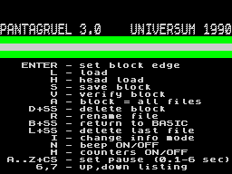 Running screen