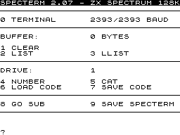 Running screen