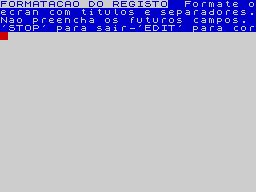 Running screen
