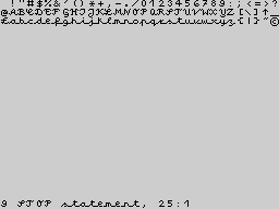Running screen