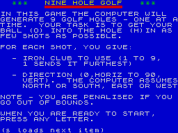 Opening screen