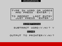 Running screen