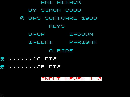 Opening screen