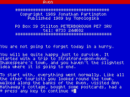 Running screen