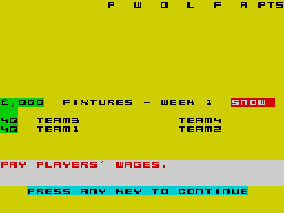 Running screen