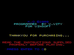 Opening screen