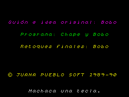 Opening screen